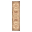 Nourison Home Vintage Washables 8' Runner Polyester Gold Area Rug