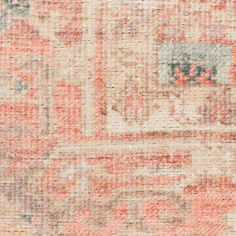 Nourison Home Vintage Washables 5' x 7' Polyester Coral Taupe Area Rug