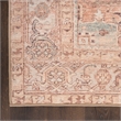 Nourison Home Vintage Washables 5' x 7' Polyester Coral Mint Area Rug