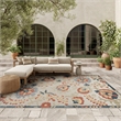 Nourison Home Aloha 9' x 12' Fabric Grey Multicolor Area Rug