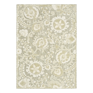 Nourison Home Aloha 5' x 8' Fabric Ivory Sage Area Rug
