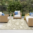 Nourison Home Aloha 8' x 11' Fabric Ivory Sage Area Rug