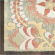 Nourison Home Aloha 5' x 8' Fabric Sage Rose Area Rug
