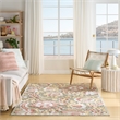 Nourison Home Aloha 5' x 8' Fabric Sage Rose Area Rug