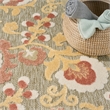Nourison Home Aloha 5' x 8' Fabric Sage Rose Area Rug