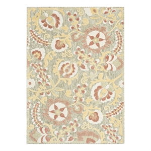 Nourison Home Aloha 5' x 8' Fabric Sage Rose Area Rug