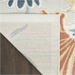 Nourison Home Aloha 8' x 11' Fabric Ivory Rose Area Rug