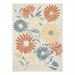 Nourison Home Aloha 8' x 11' Fabric Ivory Rose Area Rug