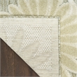 Nourison Home Aloha 5' x 8' Fabric Ivory Sage Area Rug