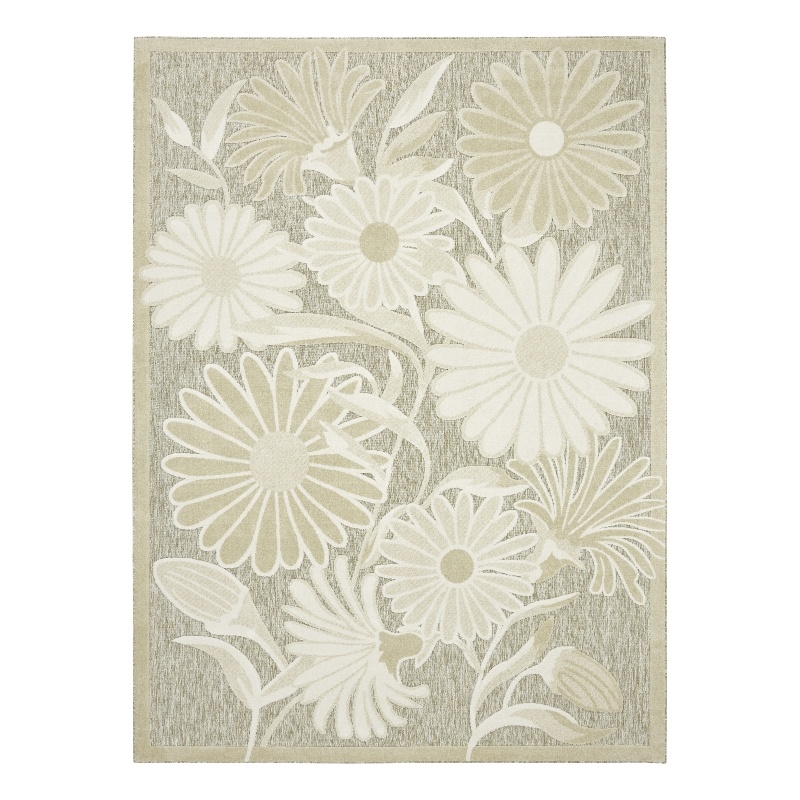 Nourison Home Aloha 8' x 11' Fabric Ivory Sage Area Rug