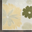 Nourison Home Aloha 8' x 11' Fabric Ivory Green Area Rug