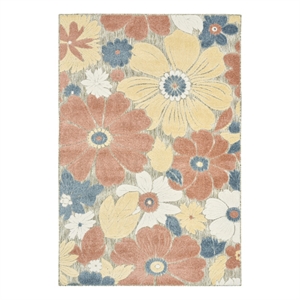 Nourison Home Aloha 5' x 8' Fabric Rose Area Rug