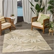 Nourison Home Aloha 5' x 8' Fabric Ivory Sage Area Rug