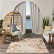 Nourison Home Aloha 5' x 8' Fabric Sage Rose Area Rug