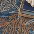 Nourison Home Pompeii 10' x 14' Fabric Blue Multicolor Area Rug