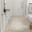 Nourison Home Vintage Washables 8' Runner Polyester Grey Area Rug