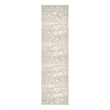 Nourison Home Vintage Washables 8' Runner Polyester Grey Area Rug