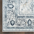 Nourison Home Dekor 4' x 6' Polyester Grey Navy Area Rug
