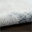 Nourison Home Dekor 4' x 6' Polyester Grey Navy Area Rug