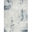 Nourison Home Dekor 4' x 6' Polyester Grey Navy Area Rug