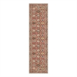 Nourison Home Vintage Washables 8' Runner Polyester Rust Multicolor Area Rug