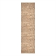 Nourison Home Vintage Washables 8' Runner Polyester Taupe Multicolor Area Rug