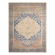Nourison Home Vintage Washables 8' x 10' Polyester Blue Coral Area Rug
