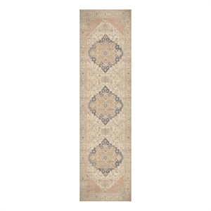 Nourison Home Vintage Washables 8' Runner PolyesterMulticolor Area Rug