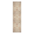 Nourison Home Vintage Washables 8' Runner Polyester Sage Multicolor Area Rug