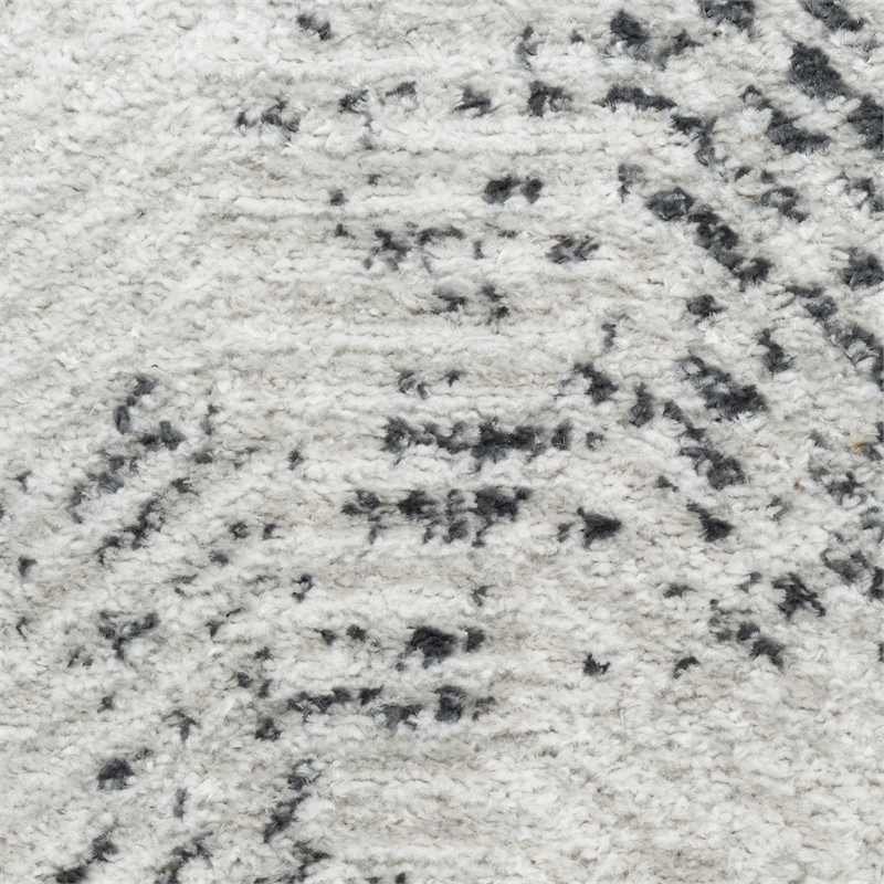 Nourison Home Dekor 2' x 4' Polyester Gray Charcoal Area Rug