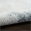 Nourison Home Dekor 2' x 4' Polyester Grey Navy Area Rug