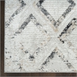 Nourison Home Dekor 2' x 4' Polyester Grey Charcoal Area Rug