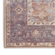 Nourison Home Vintage Washables 8' x 10' Polyester Ivory Purple Area Rug