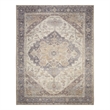 Nourison Home Vintage Washables 8' x 10' Polyester Ivory Purple Area Rug