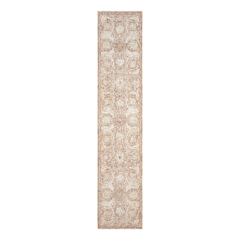 Nourison Home Heirloom Blend 10' Runner Polyester Brick Area Rug