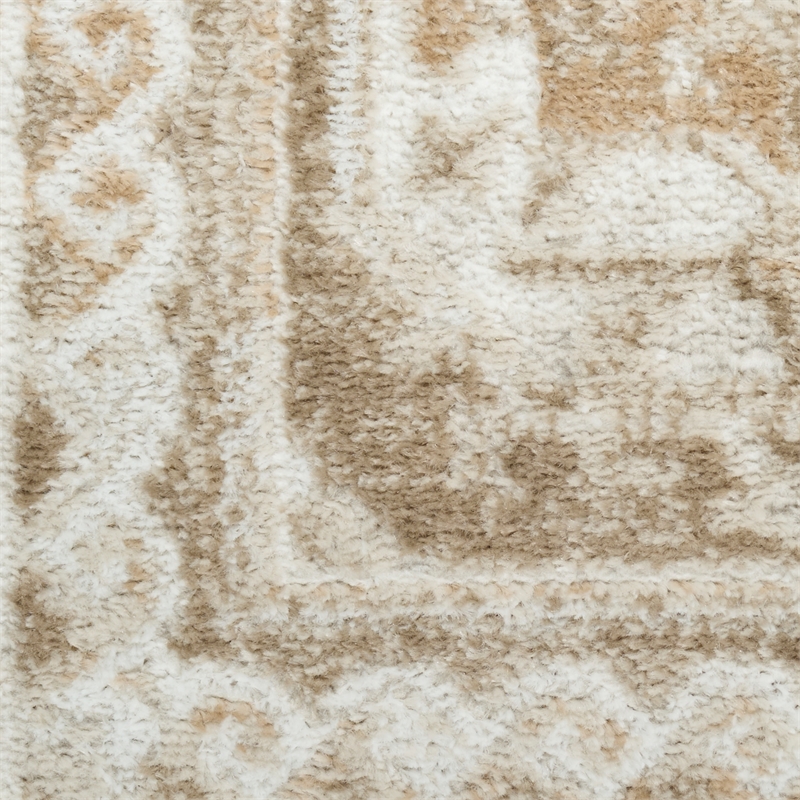 Nourison Home Dekor 2' x 4' Polyester Ivory Taupe Area Rug