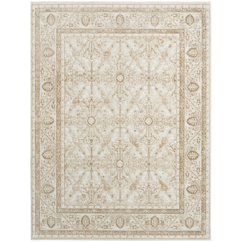 Nourison Home Dekor 4' x 6' Polyester Ivory Taupe Area Rug