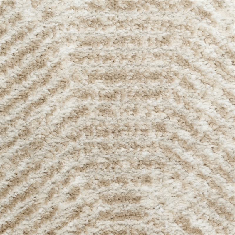 Nourison Home Dekor 4' x 6' Polyester Ivory Taupe Area Rug