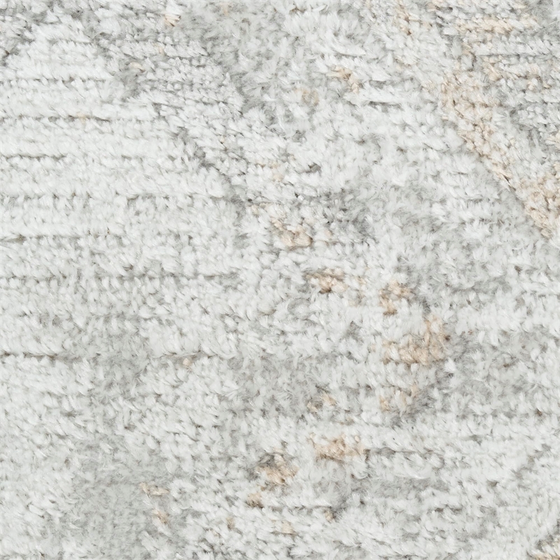 Nourison Home Dekor 4' x 6' Polyester Grey Area Rug