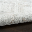 Nourison Home Dekor 4' x 6' Polyester Grey Area Rug