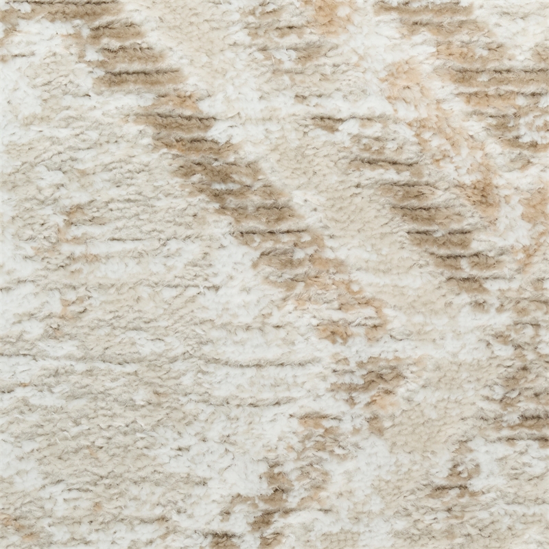 Nourison Home Dekor 2' x 4' Polyester Ivory Taupe Area Rug