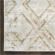 Nourison Home Dekor 4' x 6' Polyester Ivory Taupe Area Rug