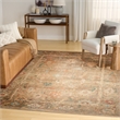Nourison Home Vintage Washables 8' x 10' Polyester Taupe Multicolor Area Rug