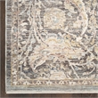Nourison Home Heirloom Blend 5' x 8' Polyester Charcoal Multicolor Area Rug