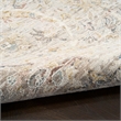 Nourison Home Heirloom Blend 5' x 8' Polyester Light Grey Area Rug