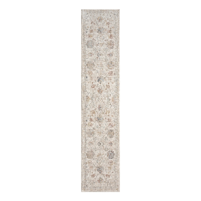 Nourison Home Heirloom Blend 10' Runner Polyester Ivory Multicolor Area Rug