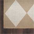 Nourison Home Washable Modern Jute 2' x 3' Fabric Natural Ivory Area Rug