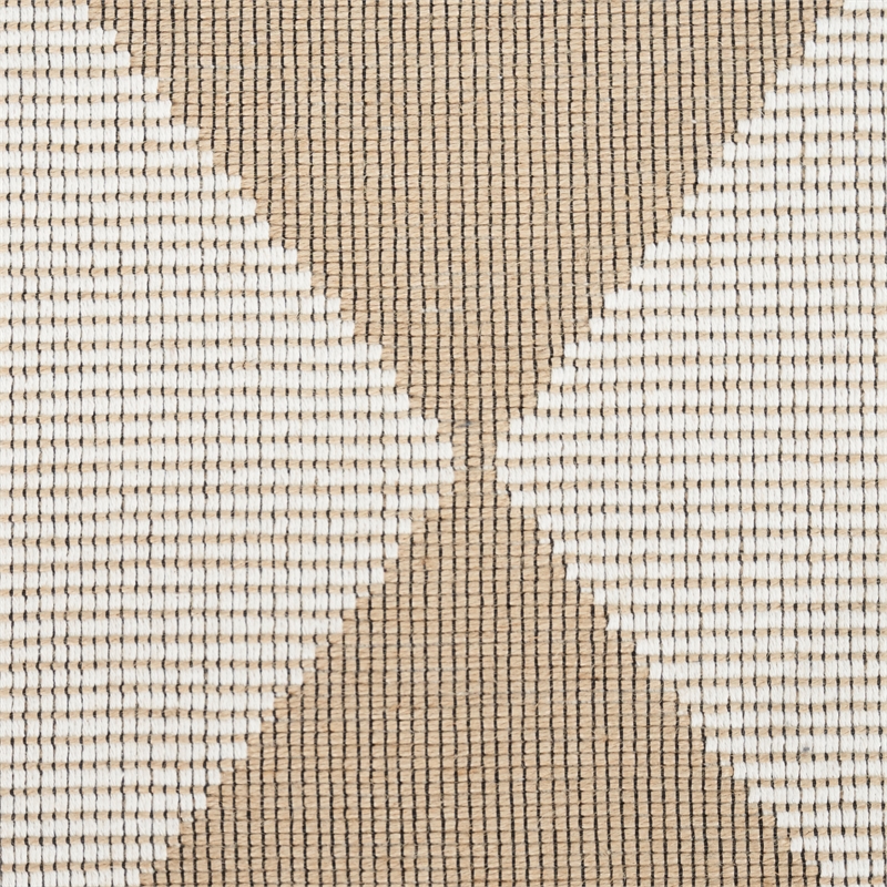 Nourison Home Washable Modern Jute 2' x 3' Fabric Natural Ivory Area Rug
