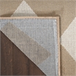 Nourison Home Washable Modern Jute 2' x 3' Fabric Natural Ivory Area Rug