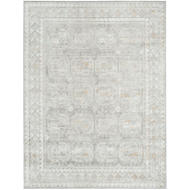 Nourison Home Dekor 4' x 6' Polyester Grey Area Rug